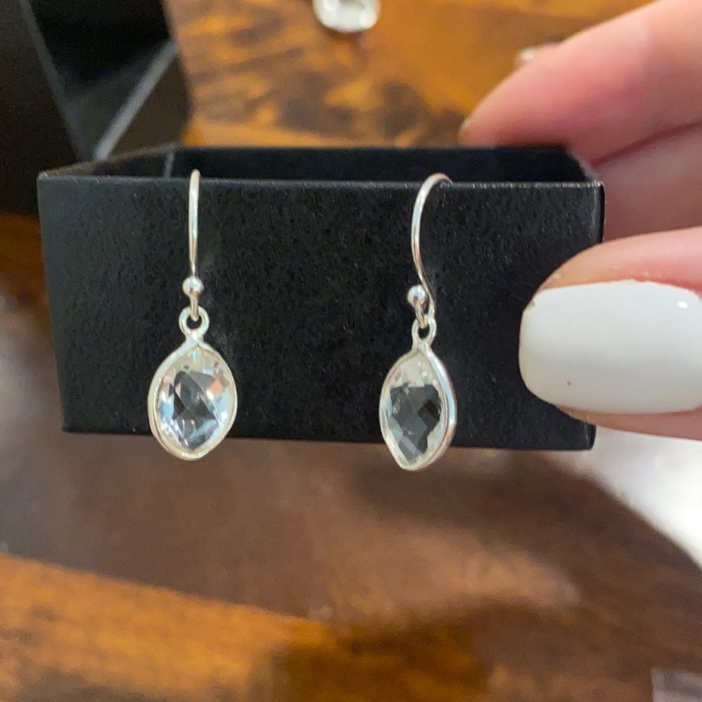 Brand new earrings “Herkimer Diamond Mines”